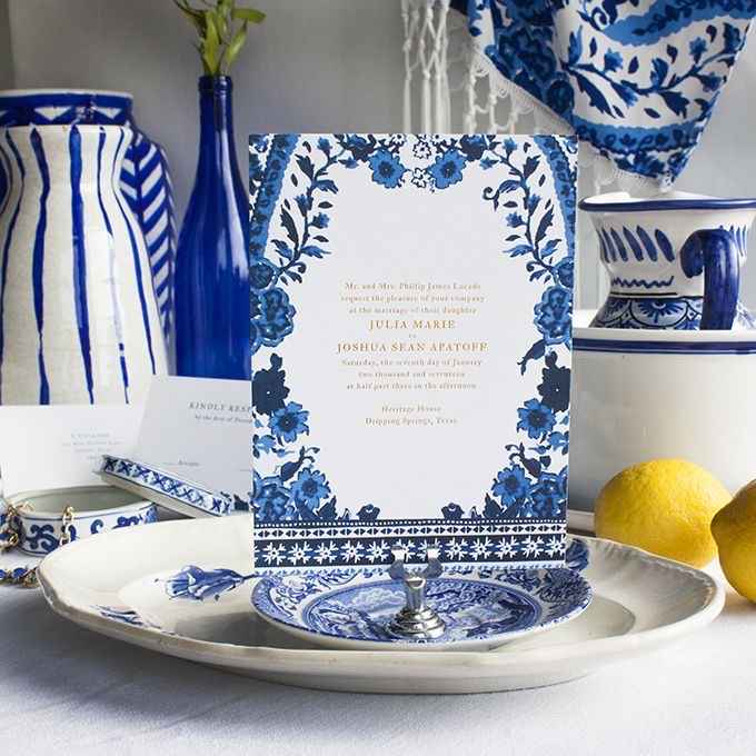 Colores: invitaciones azules! - 1