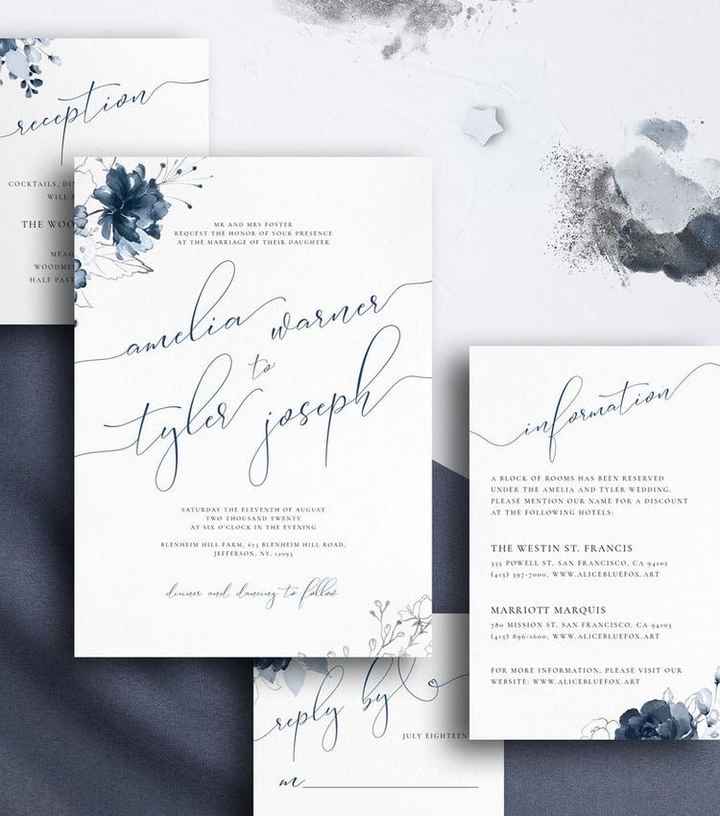 Colores: invitaciones azules! - 9