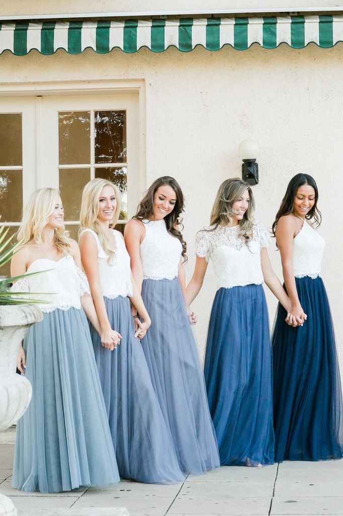 Colores: Vestidos azules para tus damas de honor - 8