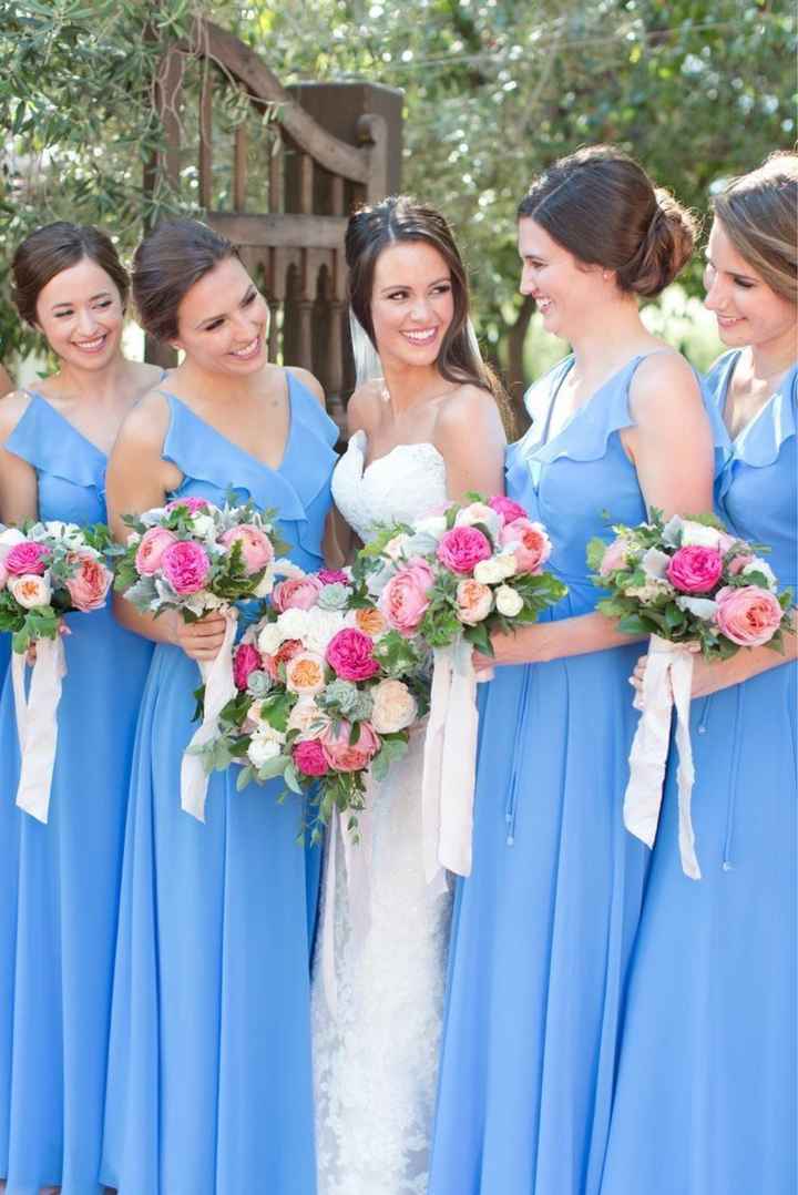 Colores: Vestidos azules para tus damas de honor - 9