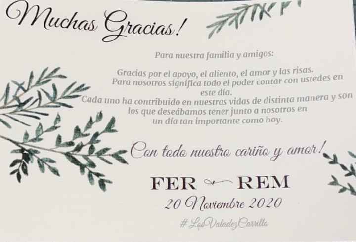 Tarjetas de Agradecimiento - 2