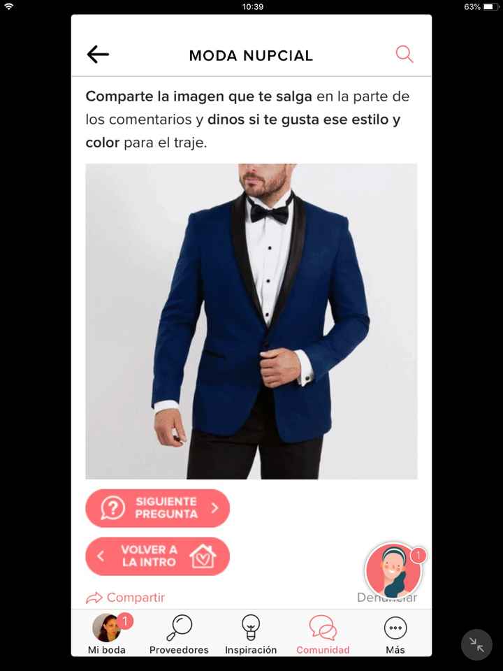 Haz screenshot y descubre el look de novio - 1