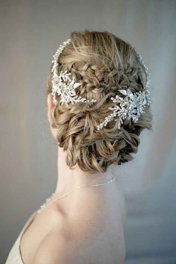 Tocado y liga listo 👰😍 - 1