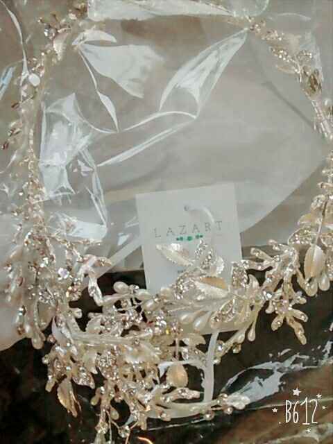 Tocado y liga listo 👰😍 - 3