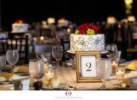 En mi boda en lugar de aver centro de mesa abra un pastelito para 10 personas - 1