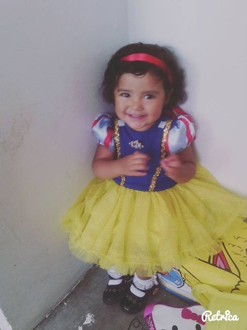 mi ahijada, sobrina y ahora paje