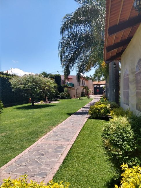 Vista de atrás hacia adelante 