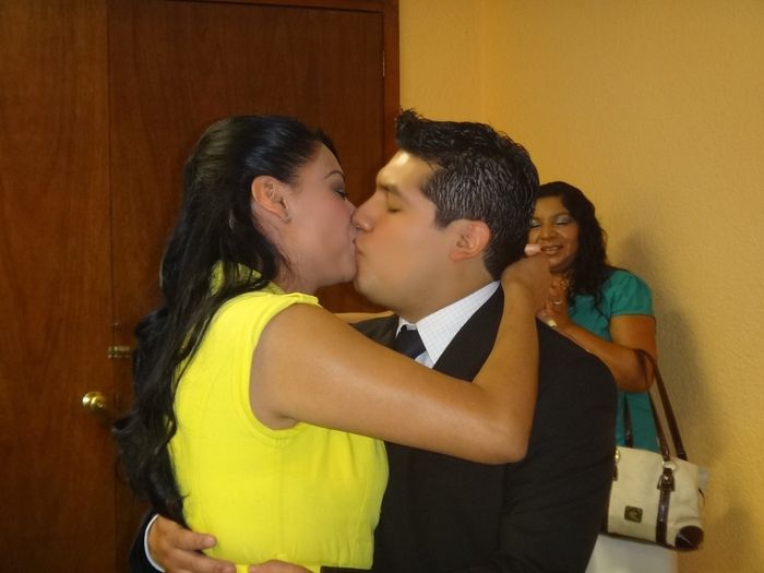 En el puede besar a la novia