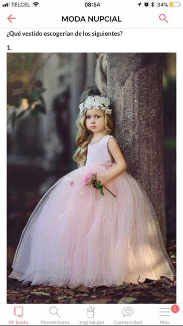 Pasarela Nupcial: Look pajecita - 1