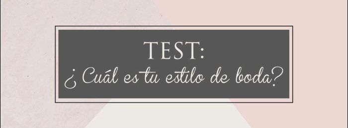 ¿Cuál es tu estilo de boda? (test) ✍🏻 1