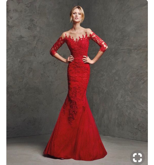  😍👗 7 Vestidos de novia rojos 🔴 - 3