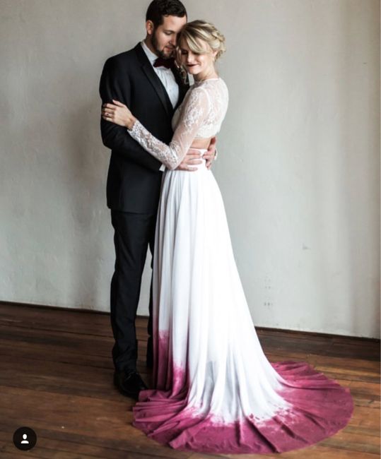  ¡el significado de varios colores en los vestidos de novia! - 1