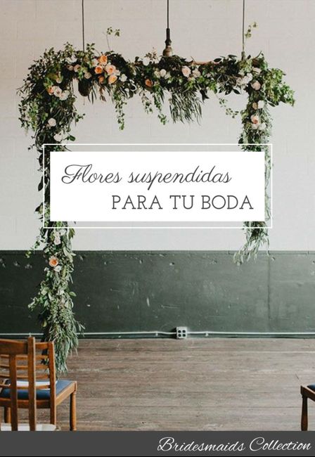 🌺🌾 Flores suspendidas en la boda 💐 - 1