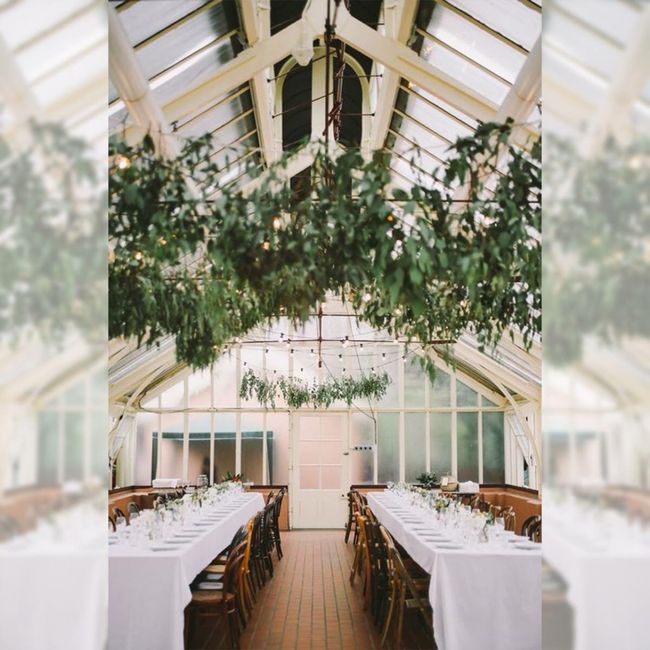 🌺🌾 Flores suspendidas en la boda 💐 - 10