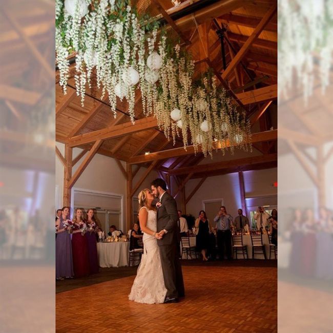 🌺🌾 Flores suspendidas en la boda 💐 - 11