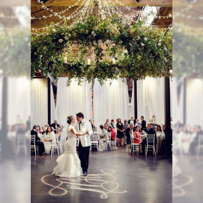 🌺🌾 Flores suspendidas en la boda 💐 - 12