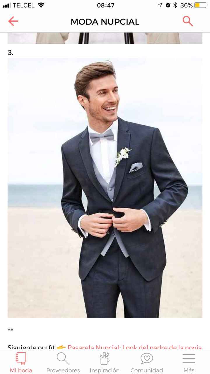 Pasarela Nupcial: Look de novio - 1