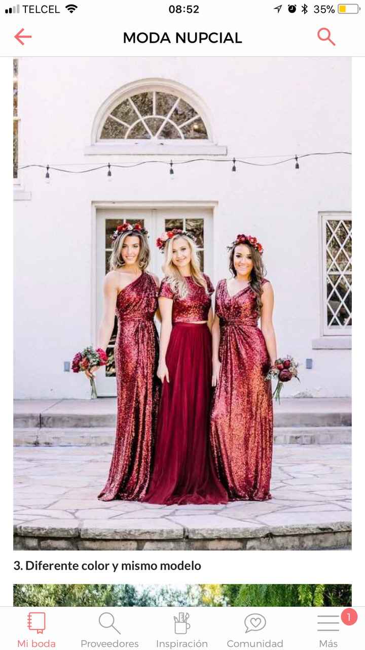 Pasarela Nupcial: Look de las damas - 2