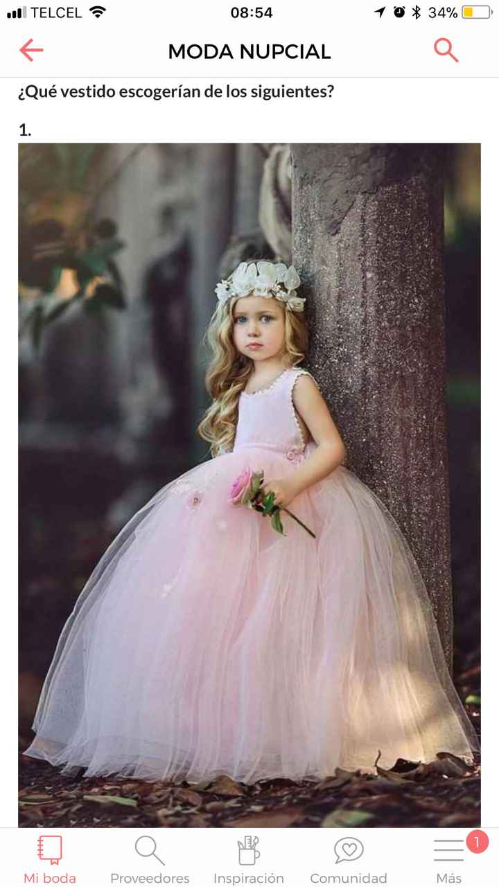 Pasarela Nupcial: Look pajecita - 1