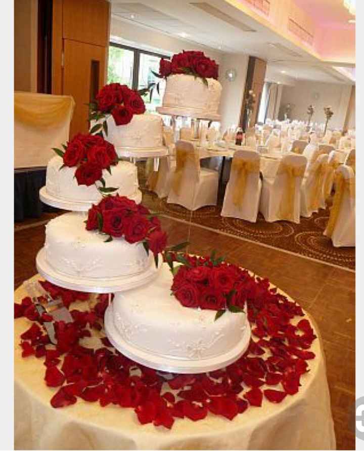  🎂 10 Pasteles para boda color rojo 🔴 - 10