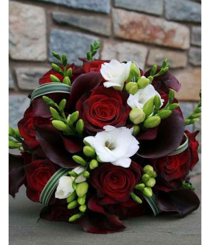  💐 9 Ramos de novia con flores rojas 🌹 - 7