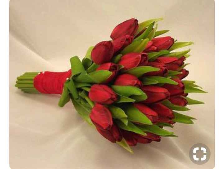  💐 9 Ramos de novia con flores rojas 🌹 - 9