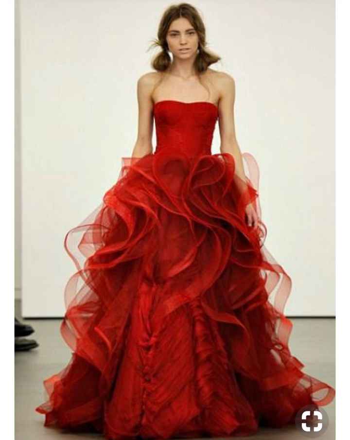  😍👗 7 Vestidos de novia rojos 🔴 - 7