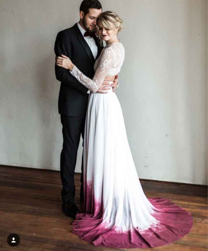  ¡el significado de varios colores en los vestidos de novia! - 1