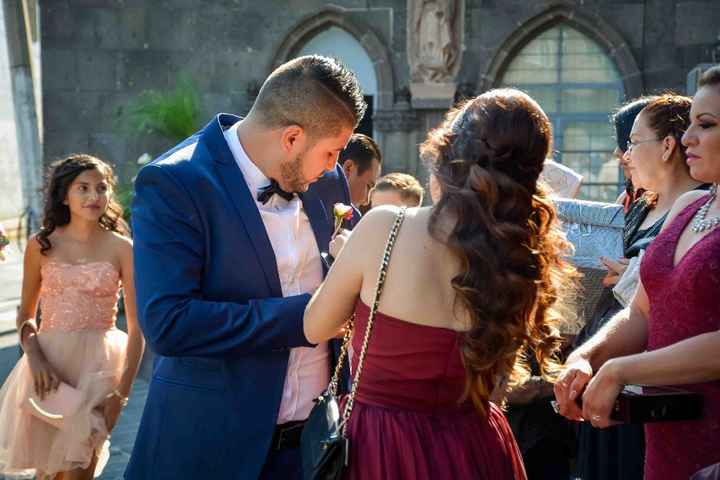 Estuvieron pendientes del bottonier