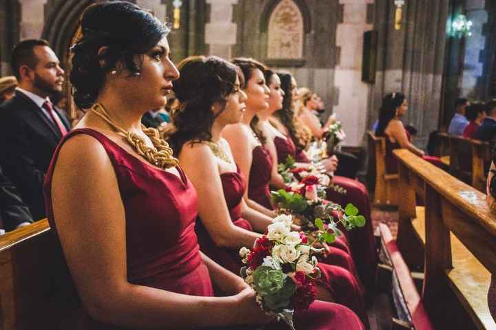 Los ramos de mis damas.