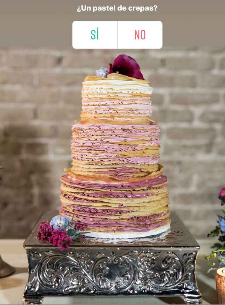 Se ve rico pastel de crepas