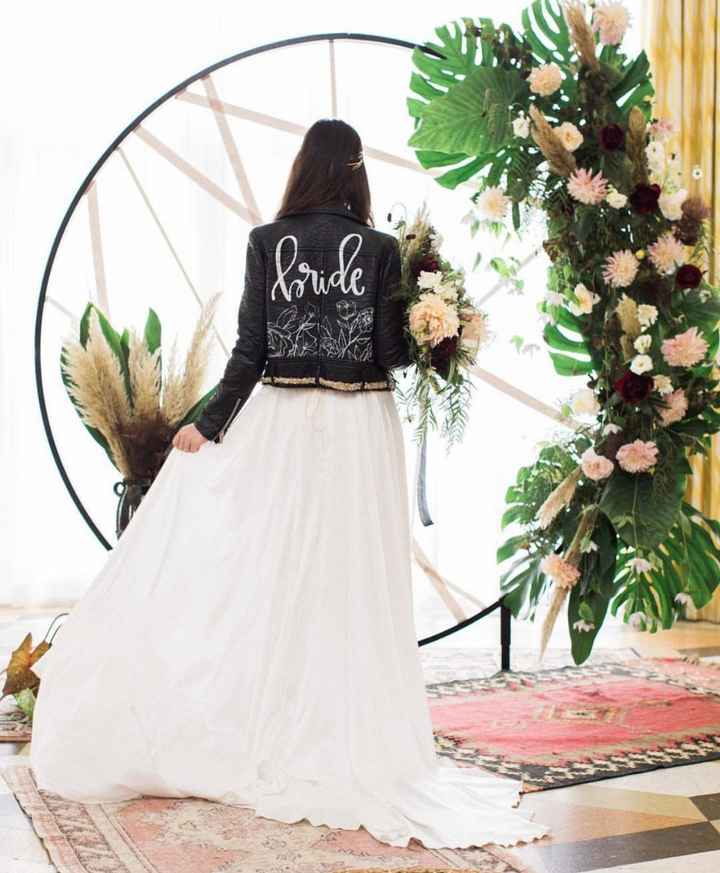 Charras en el look de novia