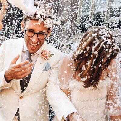 👫 Salida de la ceremonia de los novios 🎊 - 6