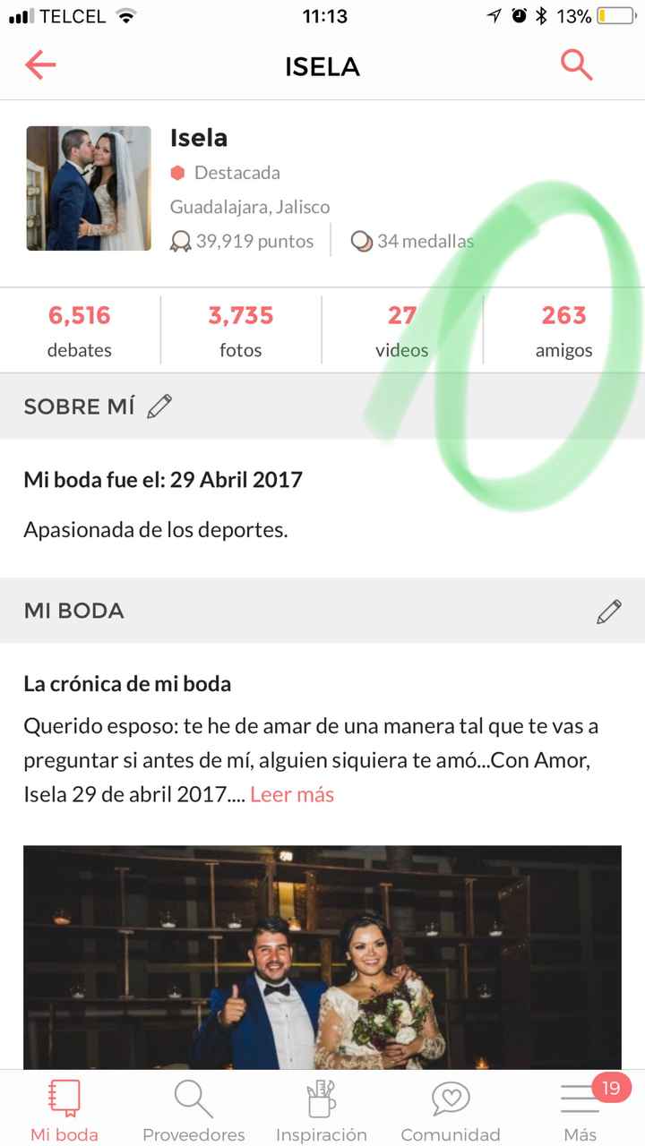 ¿Cuántos amigos tienen en la app? - 1