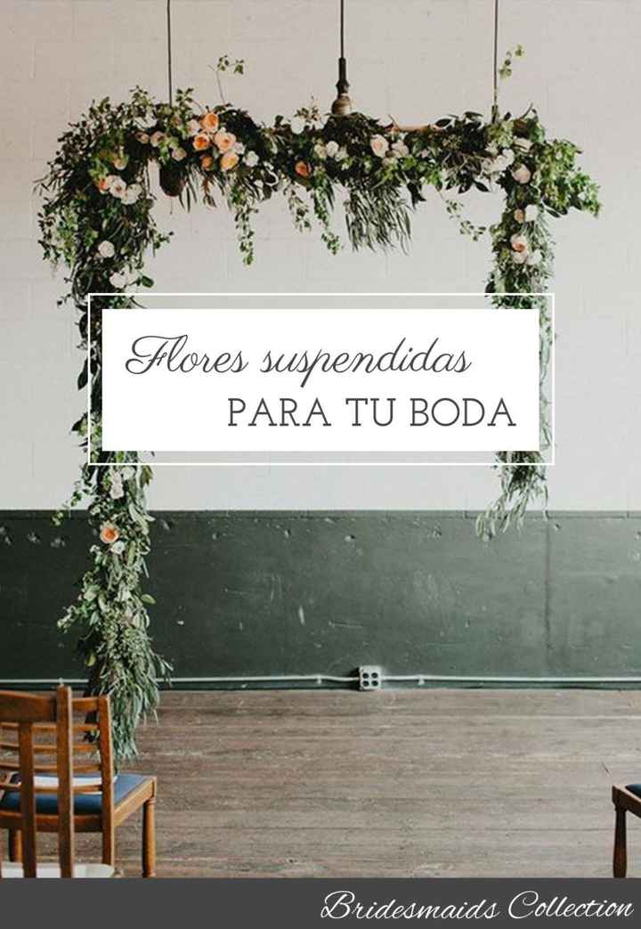 🌺🌾 Flores suspendidas en la boda 💐 - 1