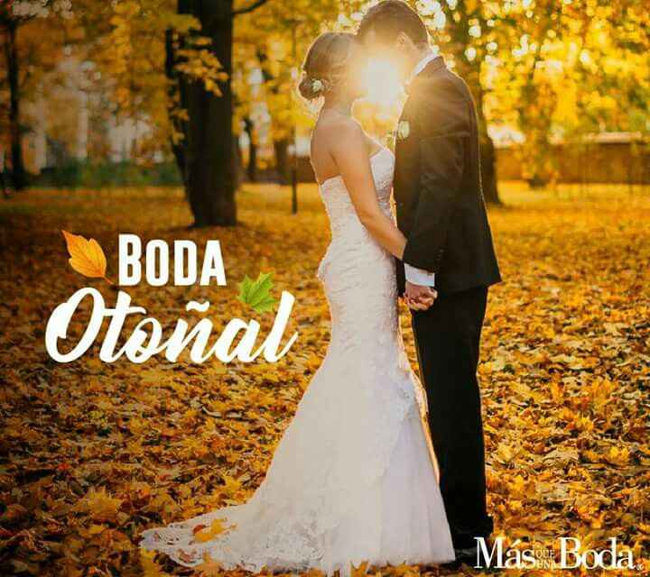 Boda otoñal - 1