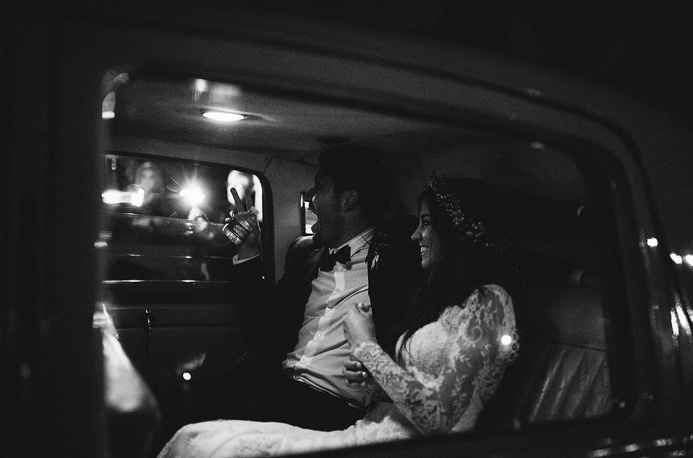 Y ya se van a su noche de bodas. Como toda boda no mexicana jeejejej