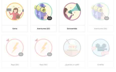 Medallas inactivas que me faltan