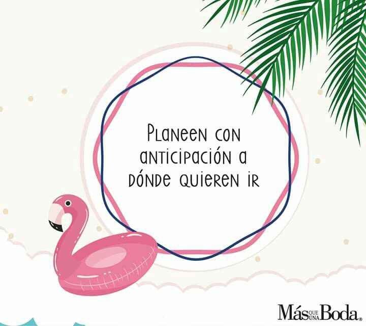  Tips  para una luna de miel - 2