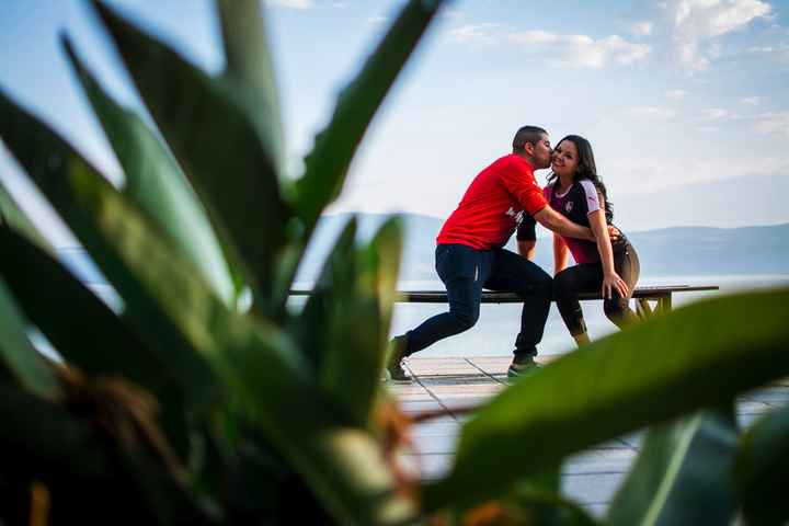 En el Save the Date beso 3