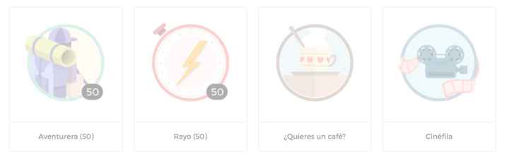 Medallas por alcanzar