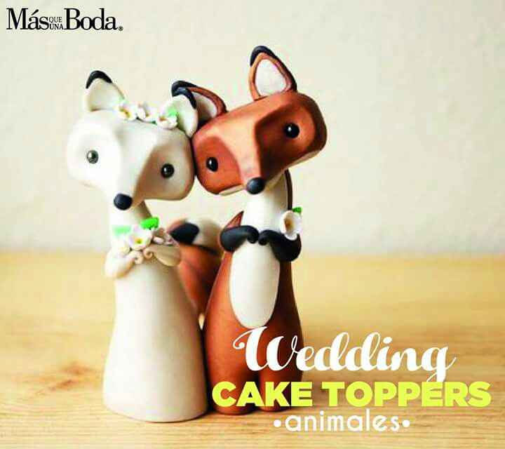  Wedding Cake Toppers mascotas - 1