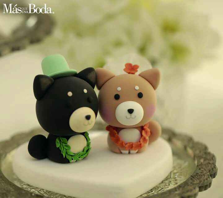  Wedding Cake Toppers mascotas - 5