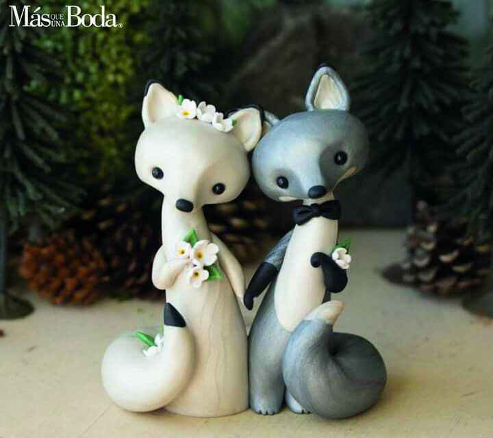  Wedding Cake Toppers mascotas - 6