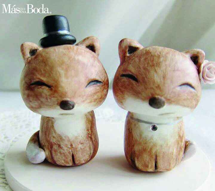  Wedding Cake Toppers mascotas - 7