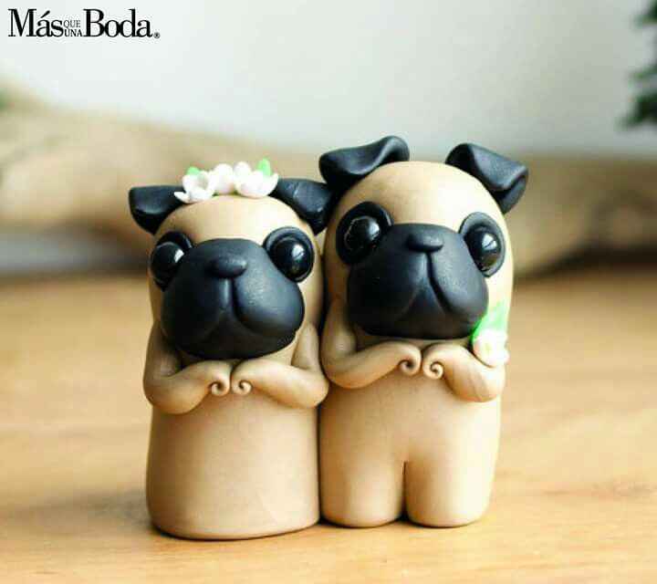  Wedding Cake Toppers mascotas - 9