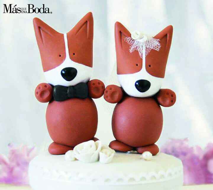  Wedding Cake Toppers mascotas - 10
