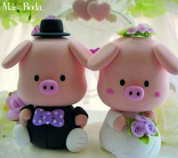  Wedding Cake Toppers mascotas - 11