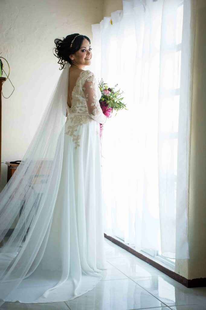¿Qué tan larga será la cauda de tu vestido? - 1