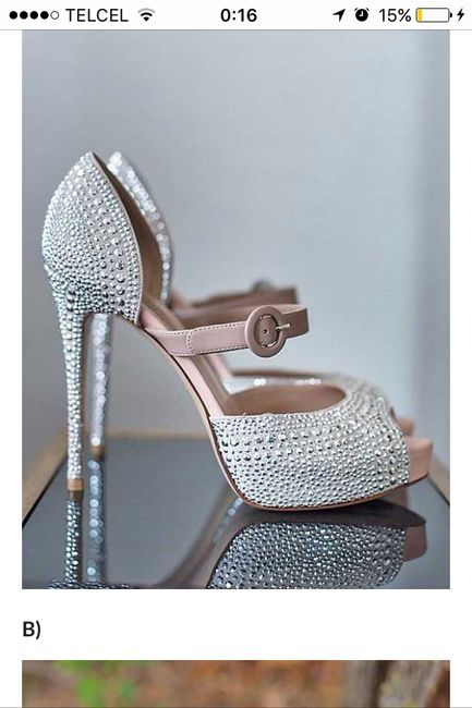 ¿Qué tipo de zapatos llevarías en tu boda? - 1